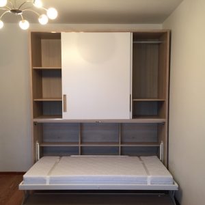 Bed-closet-for-children-with-table