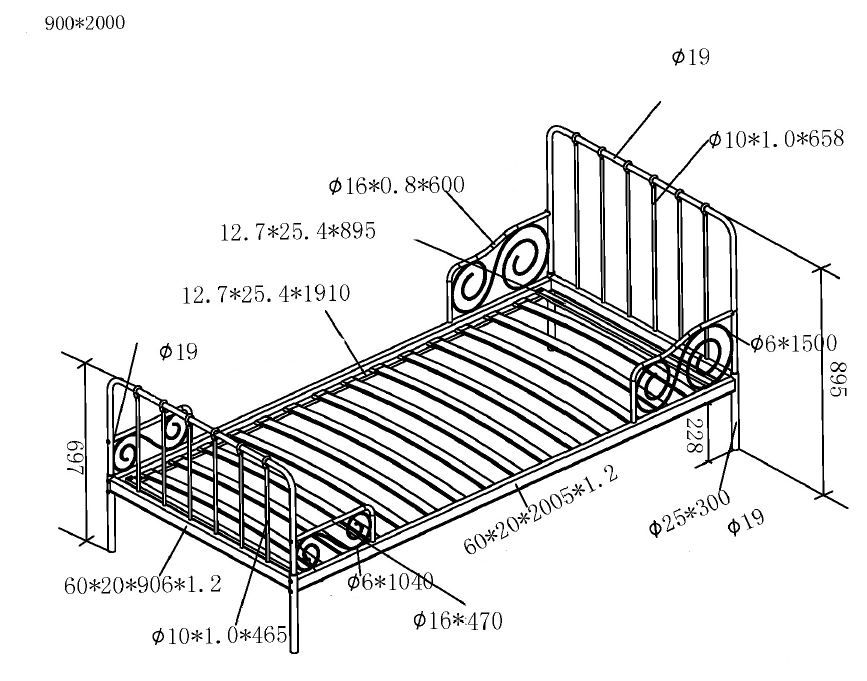 metalinė-lova-matmenys-monoideja-baldai