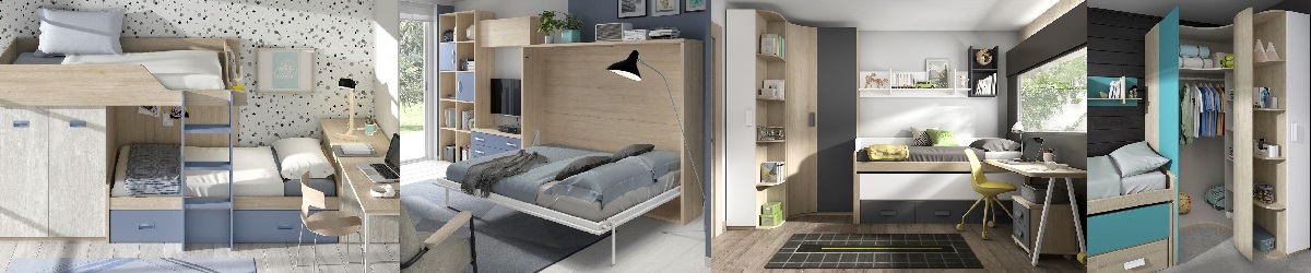 lova-spintoje-miegamojo-kambario-baldai