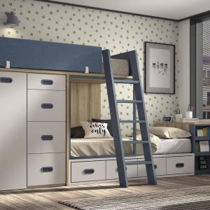 Monoidėja-a bunk bed for a young man's room