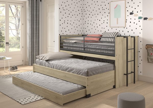 bunk bed for three adults